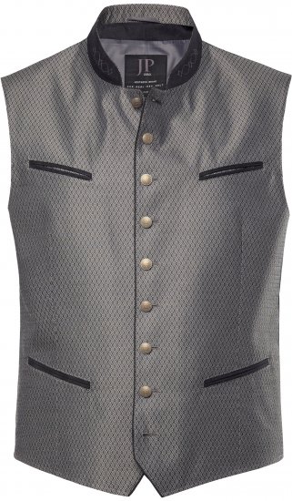 JP1880 Vest Traditional With Embroidery Silver - Alkalmi ruházat - Ünnepi ruházat – Ünnepelj stílusosan és kényelmesen