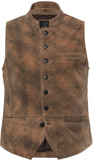 JP1880 Vest Traditional Cowhide Brown - Alkalmi ruházat - Ünnepi ruházat – Ünnepelj stílusosan és kényelmesen