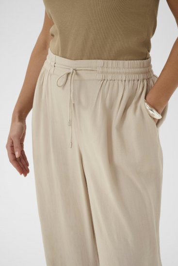 Kaffe Curve Mille Wide Pants Feather Grey - Szövetnadrágok - 
