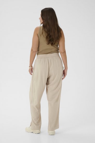 Kaffe Curve Mille Wide Pants Feather Grey - Szövetnadrágok - 