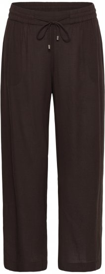 Kaffe Curve Mille Wide Pants Coffee Brown - Szövetnadrágok - 