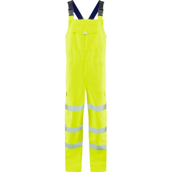 Leo Northam Ecoviz 15K Performance+ Bib & Brace Hi-Vis Yellow - Munkaruha - Nagyméretű Munkaruha 3XL-6XL