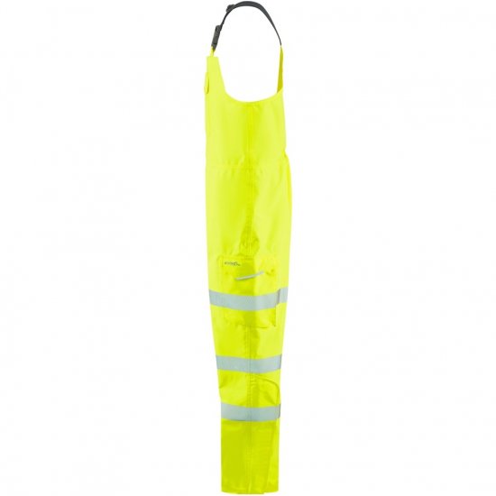 Leo Northam Ecoviz 15K Performance+ Bib & Brace Hi-Vis Yellow - Munkaruha - Nagyméretű Munkaruha 3XL-6XL