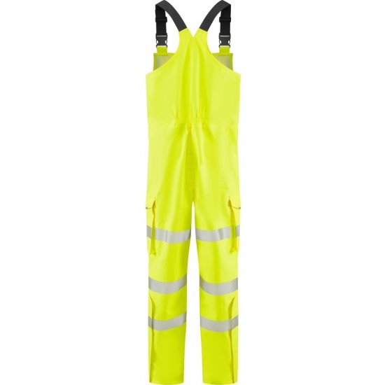Leo Northam Ecoviz 15K Performance+ Bib & Brace Hi-Vis Yellow - Munkaruha - Nagyméretű Munkaruha 3XL-6XL
