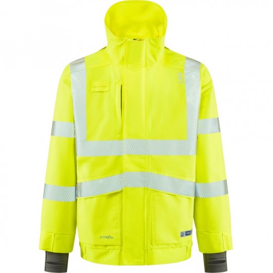 Leo Dartmoor Ecoviz 15K Performance+ Breathable Bomber Jacket Hi-Vis Yellow - Munkaruha - Nagyméretű Munkaruha 3XL-6XL