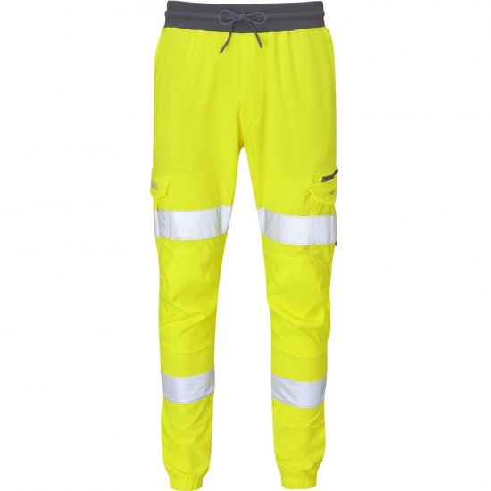 Leo Hawkridge Ecoviz High Performance 4X Stretch Trouser Hi-Vis Yellow - Munkaruha - Nagyméretű Munkaruha 3XL-6XL