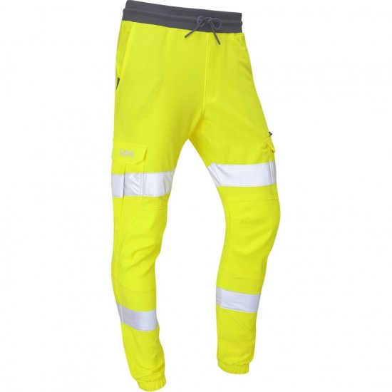 Leo Hawkridge Ecoviz High Performance 4X Stretch Trouser Hi-Vis Yellow - Munkaruha - Nagyméretű Munkaruha 3XL-6XL