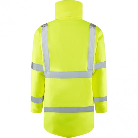 Leo Tawstock EcoViz 4K Baffle Lined Anorak Hi-Vis Yellow - Munkaruha - Nagyméretű Munkaruha 3XL-6XL