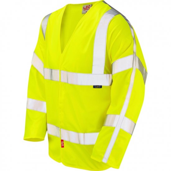 Leo Parkham Ecoviz Lfs Sleeved Waistcoat Hi-Vis Yellow - Munkaruha - Nagyméretű Munkaruha 3XL-6XL