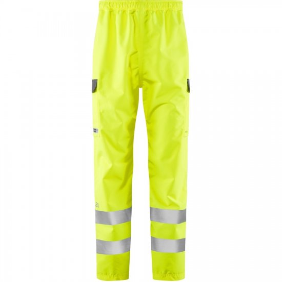 Leo Westleigh Ecoviz 10K Performance Breathable Overtrouser Hi-Vis Yellow - Munkaruha - Nagyméretű Munkaruha 3XL-6XL