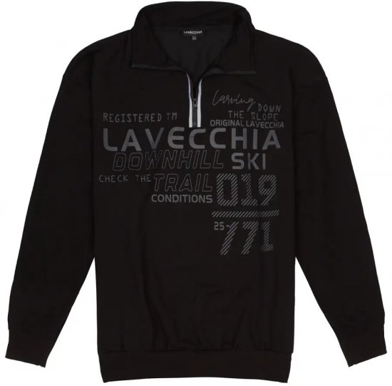 Lavecchia 2029 Sweatshirt Black - Pulóverek & kapucnis pulóverek - Pulóverek & Kapucnis pulóver 2XL-12XL