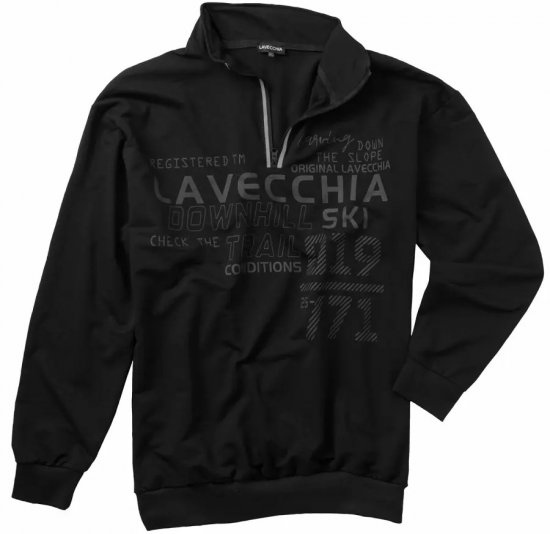 Lavecchia 2029 Sweatshirt Black - Pulóverek & kapucnis pulóverek - Pulóverek & Kapucnis pulóver 2XL-12XL