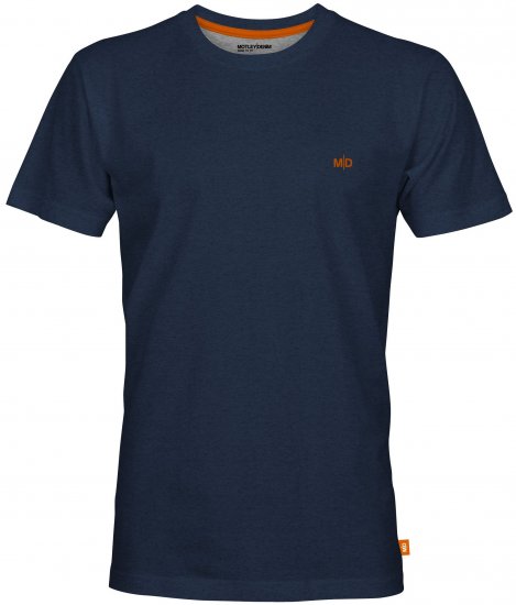 Motley Denim Stockholm T-shirt Dark Indigo - Pólók - Nagyméretű pólók - 2XL-14XL