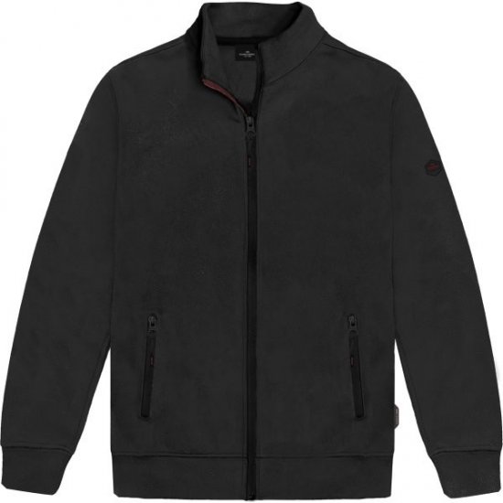 Double Outfitters MTOP-1158 Cipzáras pulóver Fekete - Pulóverek & kapucnis pulóverek - Pulóverek & Kapucnis pulóver 2XL-12XL
