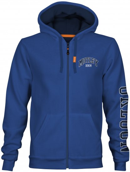 Motley Denim Munich Hoodie Royal Blue - Pulóverek & kapucnis pulóverek - Pulóverek & Kapucnis pulóver 2XL-12XL