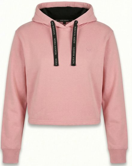 Nora Mikken KAMILLA Cropped Hoodie Peach Whip - NŐI RUHÁZAT XS-XXL - 