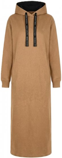 Nora Mikken MARTINA Maxi Hoodie Dress Camel - NŐI RUHÁZAT XS-XXL - 