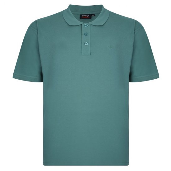 Espionage P074C Rövid Ujjú Galléros Póló Fenyőzöld - Pólóingek - Galléros Pólók 2XL-8XL - Pólóingek 2XL-8XL