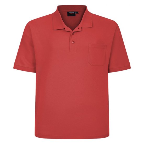 Espionage P074C Rövid Ujjú Galléros Póló Égetett Narancs - Pólóingek - Galléros Pólók 2XL-8XL - Pólóingek 2XL-8XL