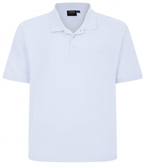 Espionage P074 fehér pólóing - Pólóingek - Galléros Pólók 2XL-8XL - Pólóingek 2XL-8XL