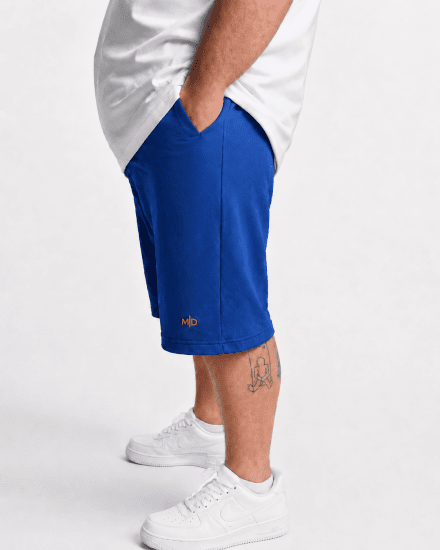 Motley Denim Paris Sweatshorts Royal Blue - Melegítőnadrág & rövidnadrág - Melegítőnadrág & Melegítő Rövidnadrág 2XL-12XL