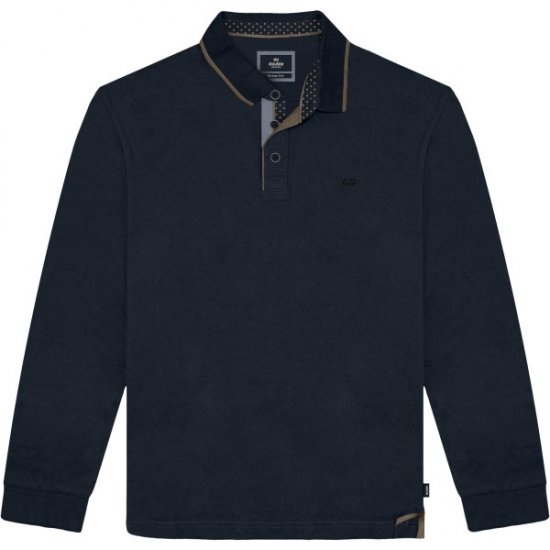 Double Outfitters PS-3098 Polo Shirt Print Navy - Pólóingek - Galléros Pólók 2XL-8XL - Pólóingek 2XL-8XL