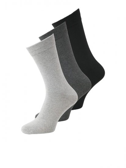Jack & Jones Ordinary Zoknik Fekete 3-pack - Alsónemű & strandruhák - Nagyméretű Alsónemű 2XL-8XL