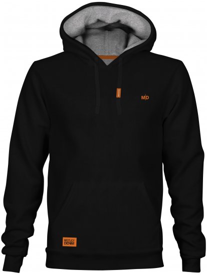 Motley Denim Riga Hoodie Black - Pulóverek & kapucnis pulóverek - Pulóverek & Kapucnis pulóver 2XL-12XL
