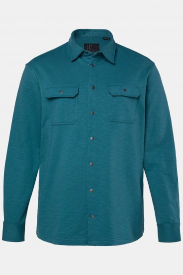 JP1880 Jersey Shirt Long Sleeve Modern Fit Blue - Ingek - Ingek 2XL-10XL