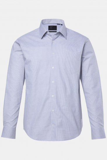 JP1880 Business Shirt Long Sleeve Two-Tone Grey - Ingek - Ingek 2XL-10XL