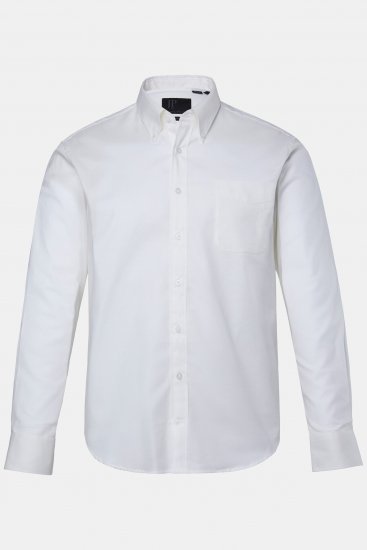 JP1880 Oxford Shirt Flexnamic Long Sleeve Snow White - Ingek - Ingek 2XL-10XL