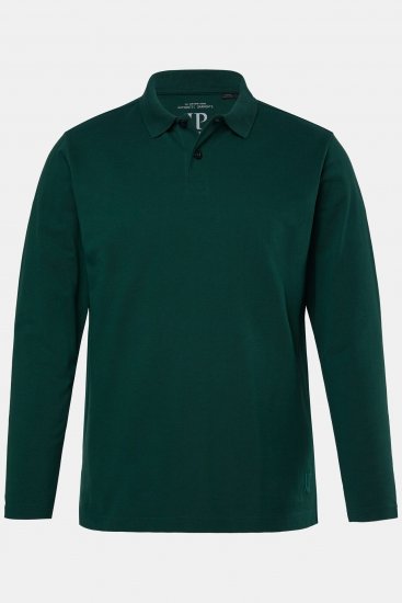 JP1880 Polo Shirt Long Sleeve Pique Dark Green - Pólóingek - Galléros Pólók 2XL-8XL - Pólóingek 2XL-8XL