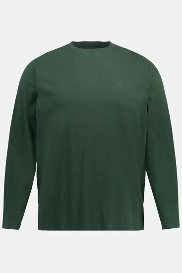 JP1880 Long Sleeve OEKO-TEX T-shirt Green - Pólók - Nagyméretű pólók - 2XL-14XL
