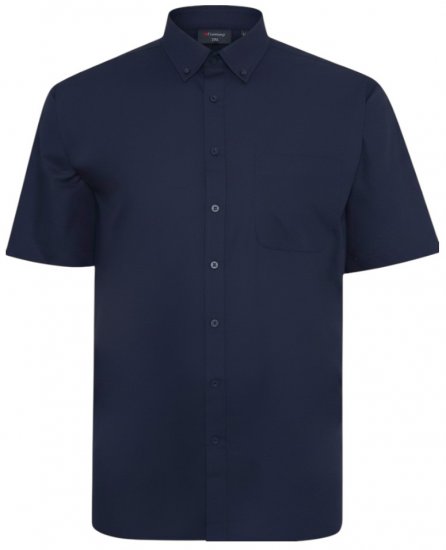Espionage SH149 Plain Short Sleeve Shirt Navy - Ingek - Ingek 2XL-10XL