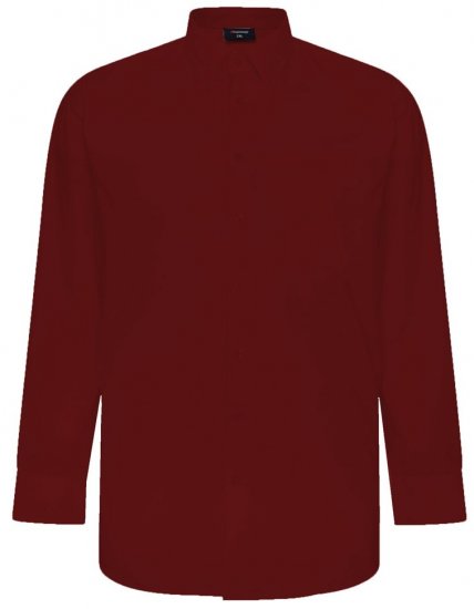 Espionage SH150 bordó hosszú ujjú ing - Ingek - Ingek 2XL-10XL