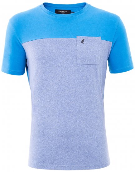Kangol Sherwin T-shirt Blue - Pólók - Nagyméretű pólók - 2XL-14XL