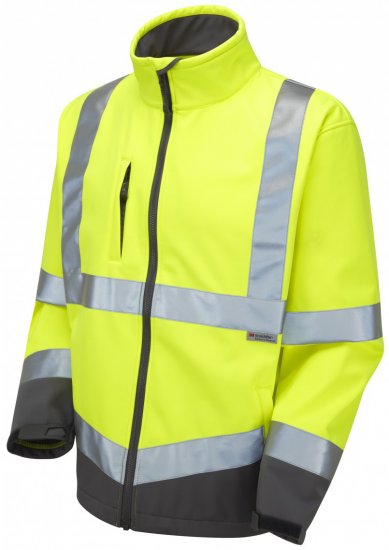 Leo Buckland Softshell Jacket Yellow - Munkaruha - Nagyméretű Munkaruha 3XL-6XL