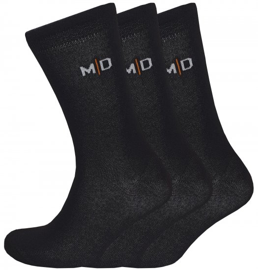 Motley Denim 3-pack Socks Black - Alsónemű & strandruhák - Nagyméretű Alsónemű 2XL-8XL