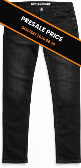 Motley Denim Soho 5-Pocket Jeans Black - Farmer & nadrág - Farmer és nadrág - W40-W70