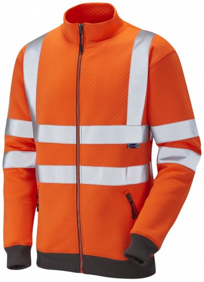 Leo Libbaton Track Top Hi-Vis Orange - Munkaruha - Nagyméretű Munkaruha 3XL-6XL