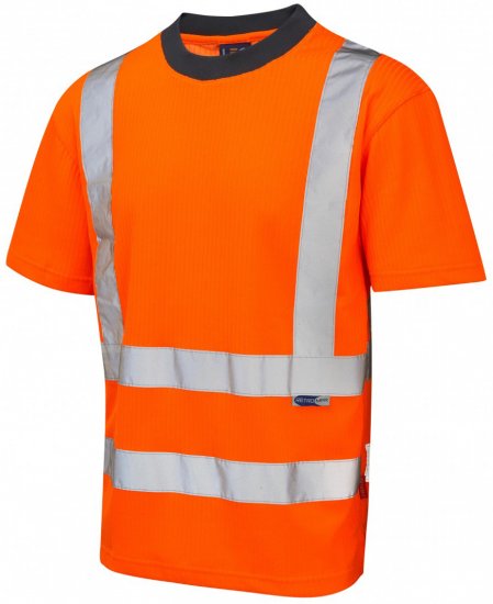 Leo Newport Comfort T-shirt Hi-Vis Orange - Munkaruha - Nagyméretű Munkaruha 3XL-6XL