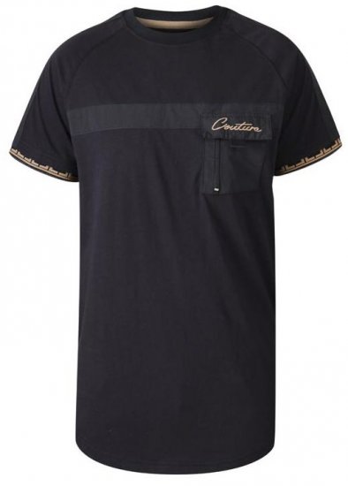 D555 Thor Couture Raglan Sleeve Black - Pólók - Nagyméretű pólók - 2XL-14XL