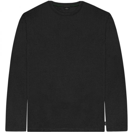Double Outfitters TS-9170 Long Sleeve T-Shirt Black - Pólók - Nagyméretű pólók - 2XL-14XL