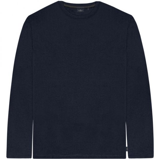 Double Outfitters TS-9170 Long Sleeve T-Shirt Navy - Pólók - Nagyméretű pólók - 2XL-14XL