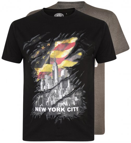 Kam Jeans 5312 T-shirt 2-pack - Pólók - Nagyméretű pólók - 2XL-14XL