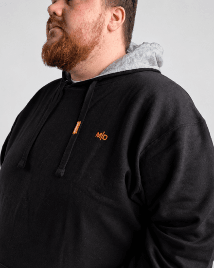 Motley Denim Riga Hoodie Black - Pulóverek & kapucnis pulóverek - Pulóverek & Kapucnis pulóver 2XL-12XL