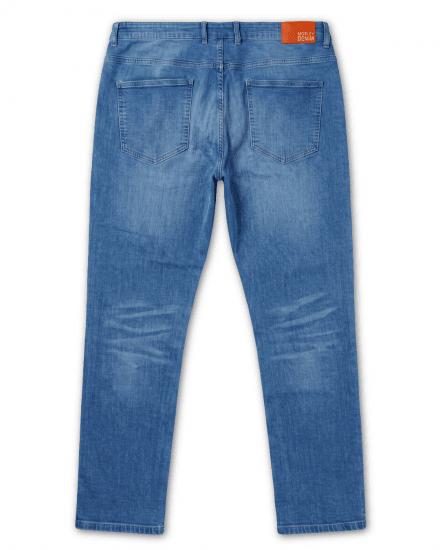 Motley Denim Soho 5-Pocket Jeans Blue Wash - Farmer & nadrág - Farmer és nadrág - W40-W70