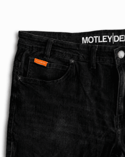 Motley Denim Soho 5-Pocket Jeans Black - Farmer & nadrág - Farmer és nadrág - W40-W70
