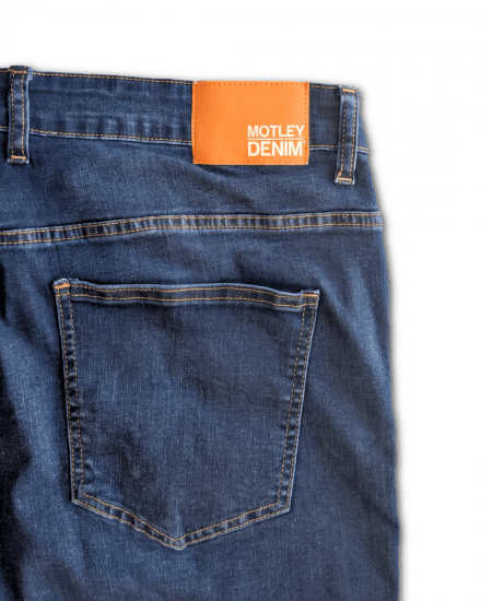Motley Denim Soho 5-Pocket Jeans Mid Wash - Farmer & nadrág - Farmer és nadrág - W40-W70
