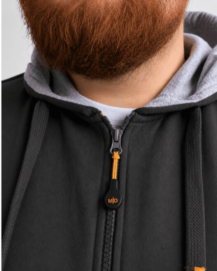 Motley Denim Copenhagen Hoodie Charcoal - Pulóverek & kapucnis pulóverek - Pulóverek & Kapucnis pulóver 2XL-12XL